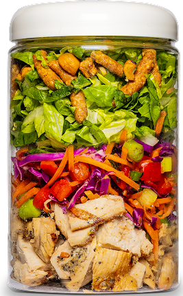 Asian Chopped w/Honey Garlic Chicken