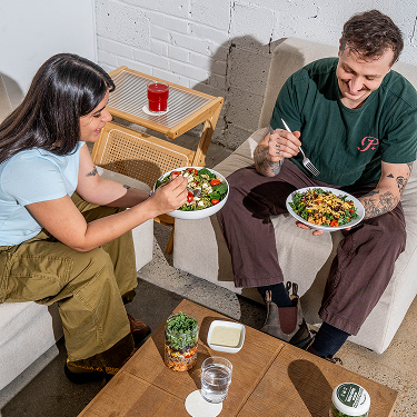 Energy doesn't run on a schedule. Neither should food.